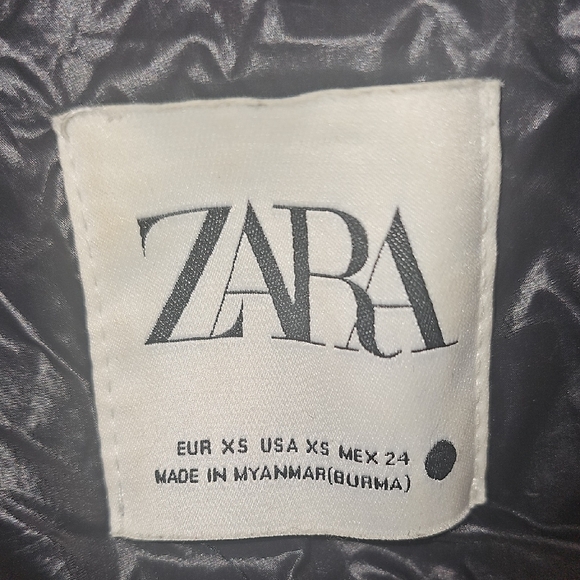 Zara Women's Caramel Puffer Jacket - Picture 2 of 3